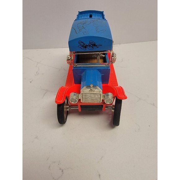 Nascar Richard Petty #43 VTG Autographed 1913 Ford Model T Delivery Coin Bank - Picture 14 of 14